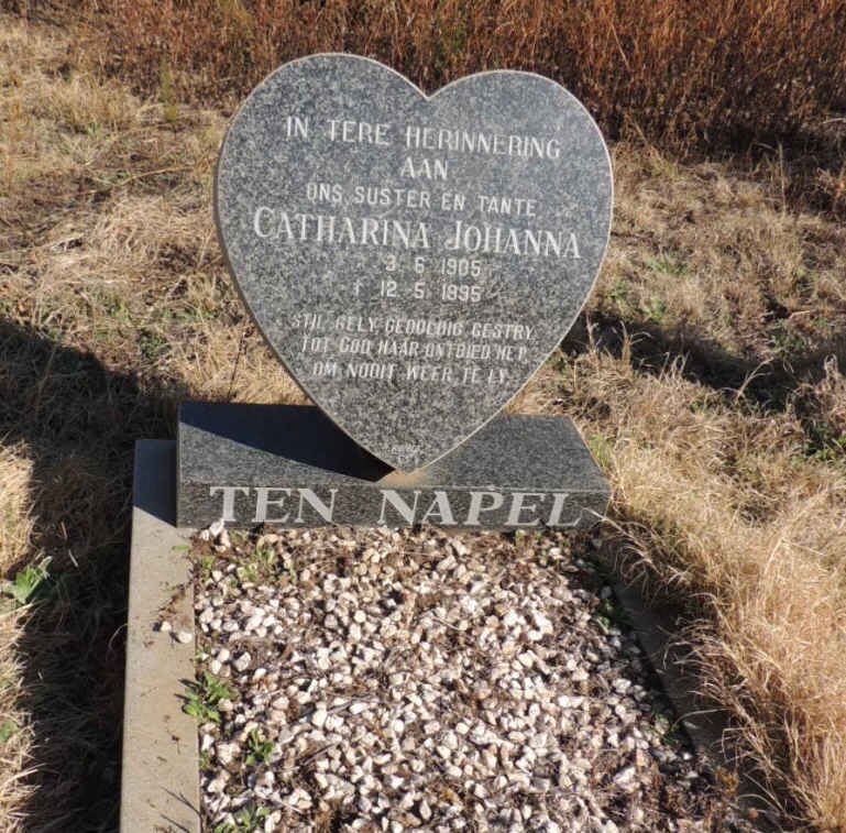 TEN NAPEL Catharina Johanna 1905-1995