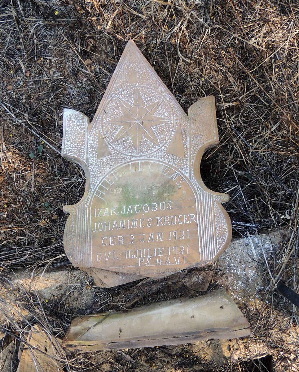 KRUGER Izak Jacobus Johannes 1931-1931