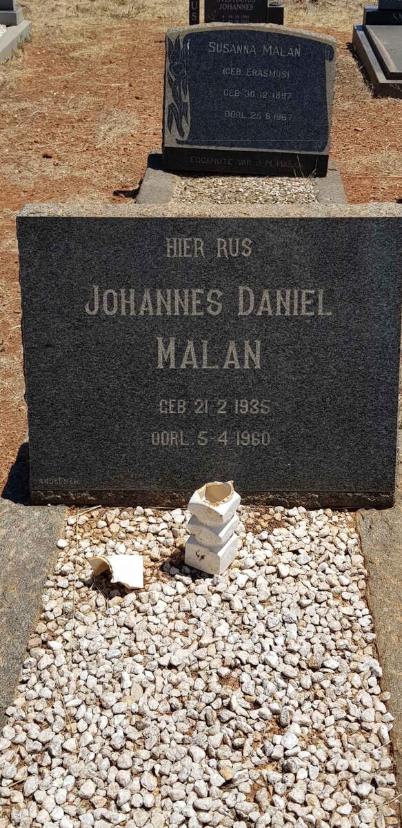 MALAN Johannes Daniel 1935-1960