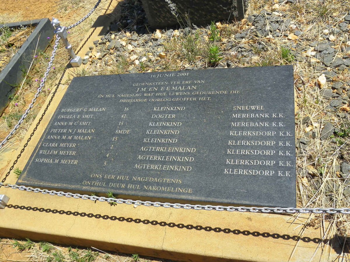 MALAN Jacobus Marthinus 1831-1901 &amp; Engela Elizabeth BOTHA 1833-1899