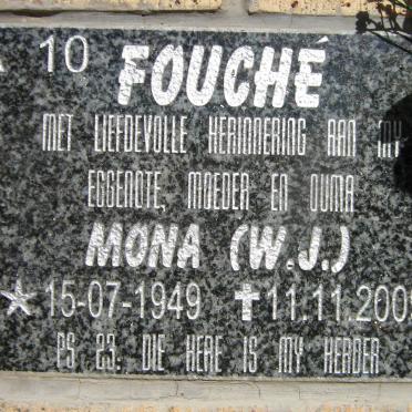 FOUCHE W.J. 1949-2009