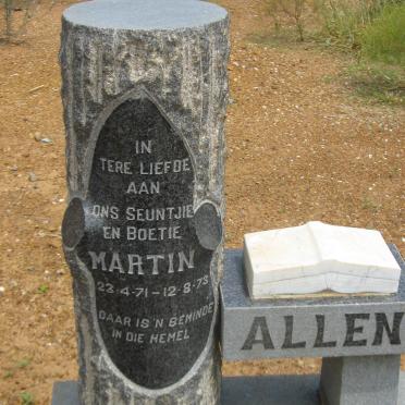 ALLEN Martin 1971-1973