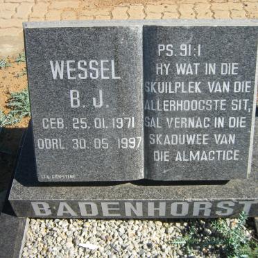 BADENHORST Wessel B.J. 1971-1997