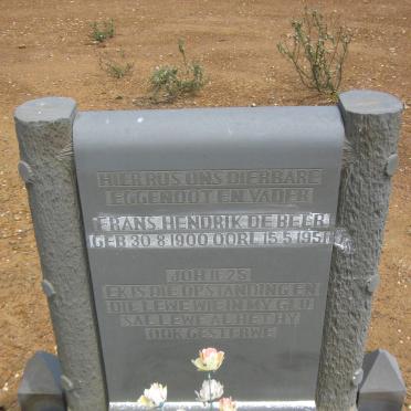 BEER Frans Hendrik, de 1900-1951