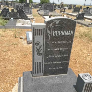 BORNMAN Johan Christiaan 1908-1993