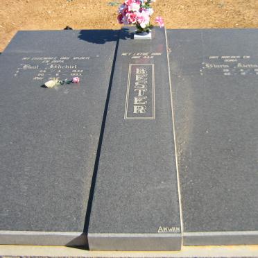 BESTER Paul Michiel 1942-1993 &amp; Maria Aletta 1942-2017