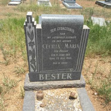 BESTER Cecila Maria nee KRUGER 1910-1955