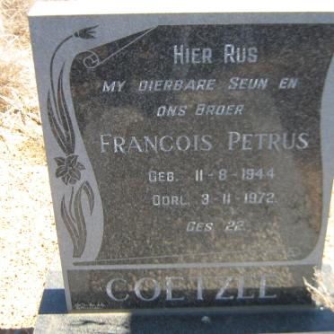 COETZEE Francois Petrus 1944-1972