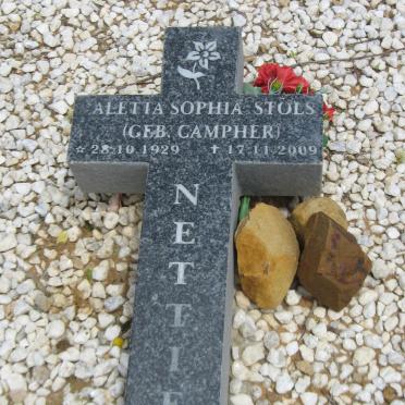 STOLS Aletta Sophia nee CAMPHER 1929-2009