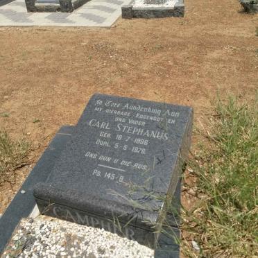 CAMPHER Carl Stephanus 1896-1976