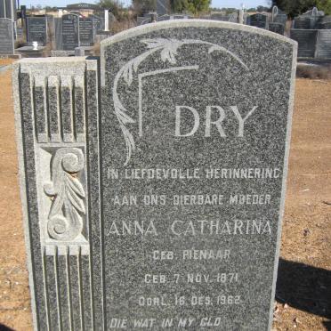 DRY Anna Catharina nee PIENAAR 1871-1962