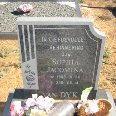 DYK Sophia Jacomina, van 1936-2001