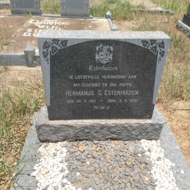ESTERHUIZEN Hermanus C. 1917-1958