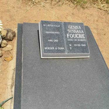 FOUCHE Gesina Sussana nee JANSE VAN RENSBURG 1948-