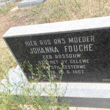 FOUCHE Johanna nee ROSSOUW 1907-