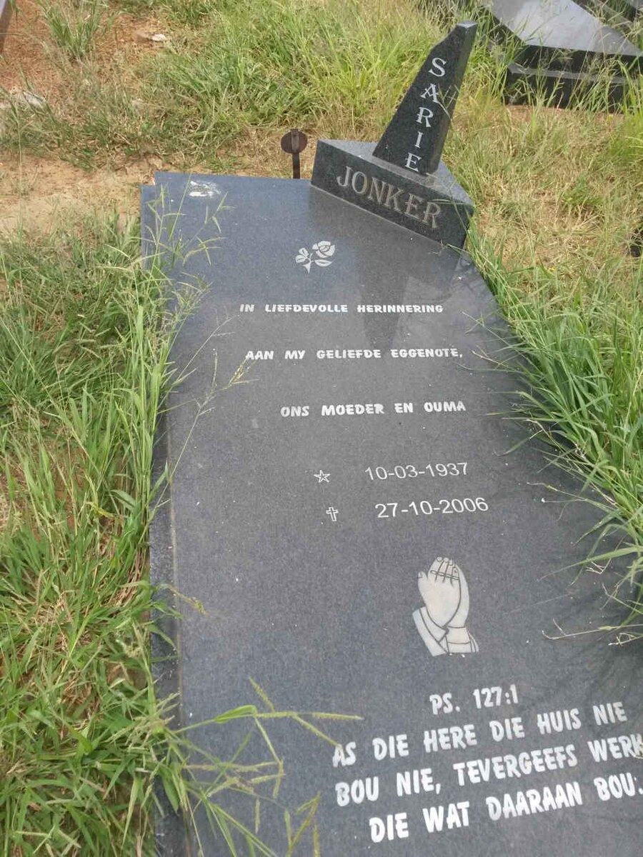 JONKER Sarie 1937-2006