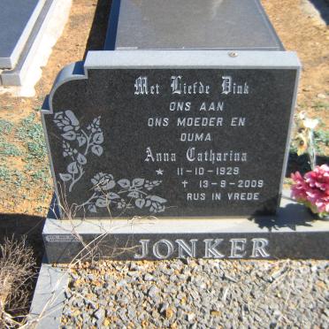 JONKER Anna Catharina 1929-2009