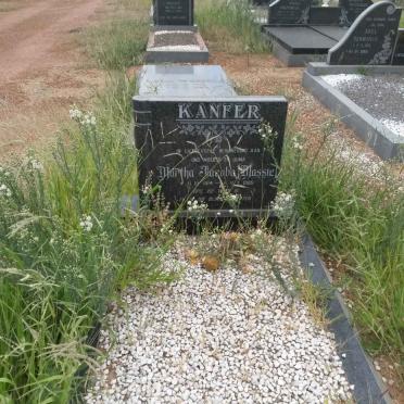 KANFER Martha Jacoba 1914-1985