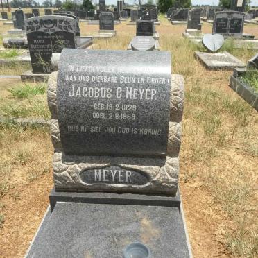 MEYER Jacobus C. 1929-1959