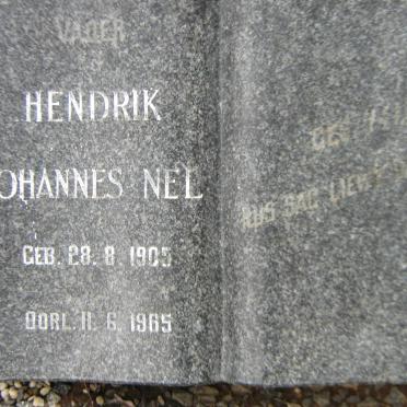 NEL Hendrik Johannes 1905-1965