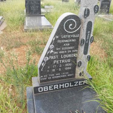 OBERHOLZER Lourens Petrus 1930-1986