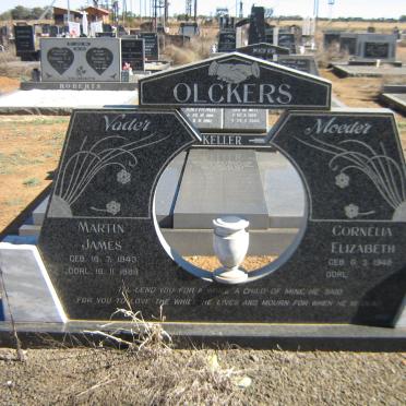 OLCKERS Martin James 1943-1989 &amp; Cornelia Elizabeth 1948-