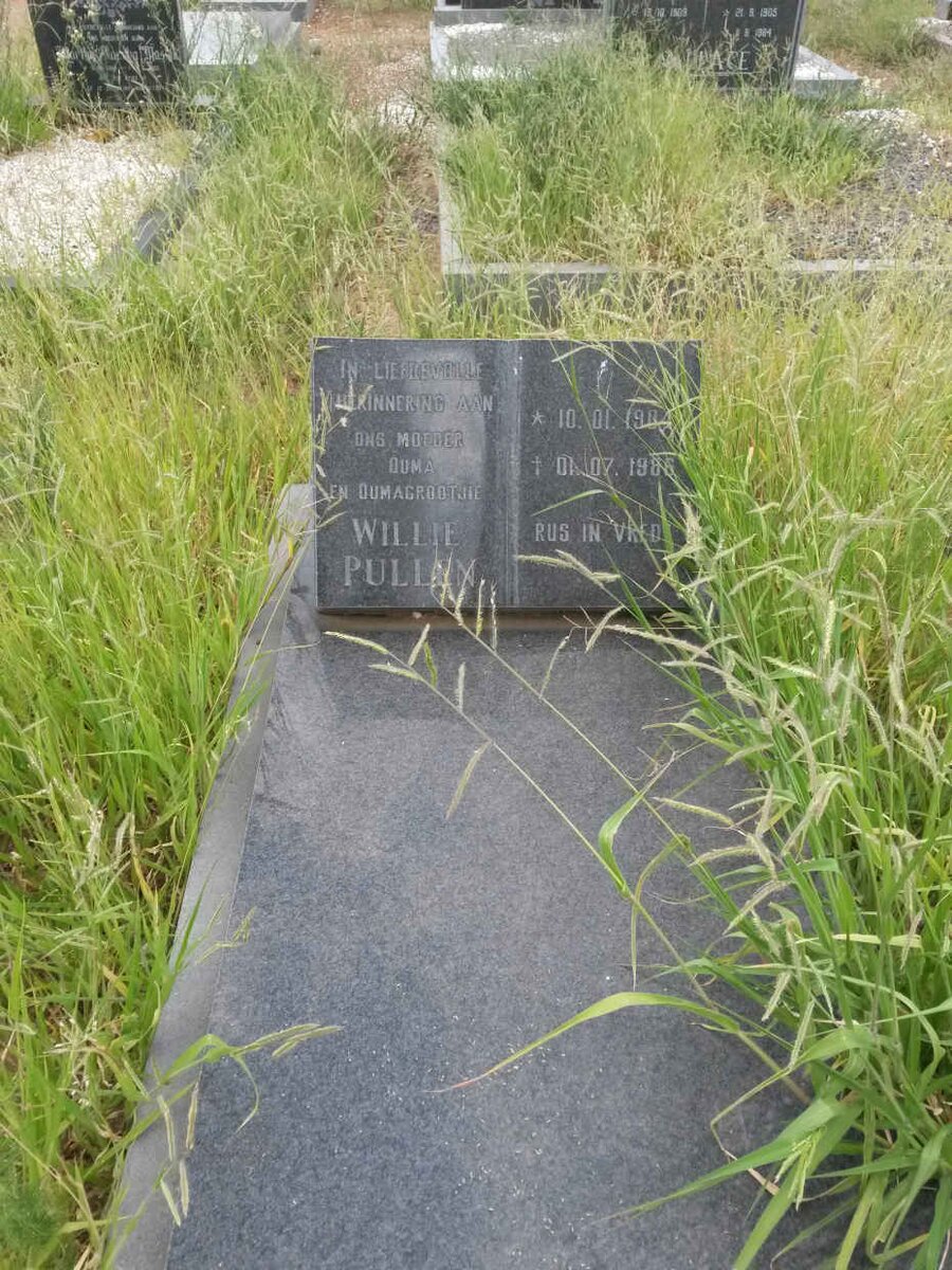 PULLEN Willie 1904-1986