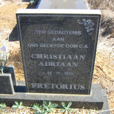 PRETORIUS Christiaan Adriaan 1913- &amp; Maria Magdalena NEL 1924-1999
