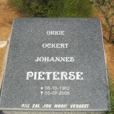 PIETERSE Ockert Johannes 1962-2008
