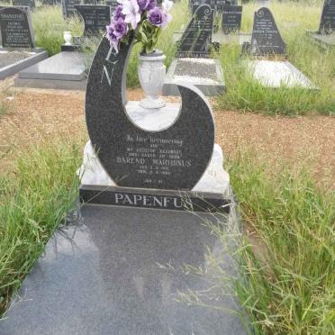 PAPENFUS Barend Marthinus 1915-1984