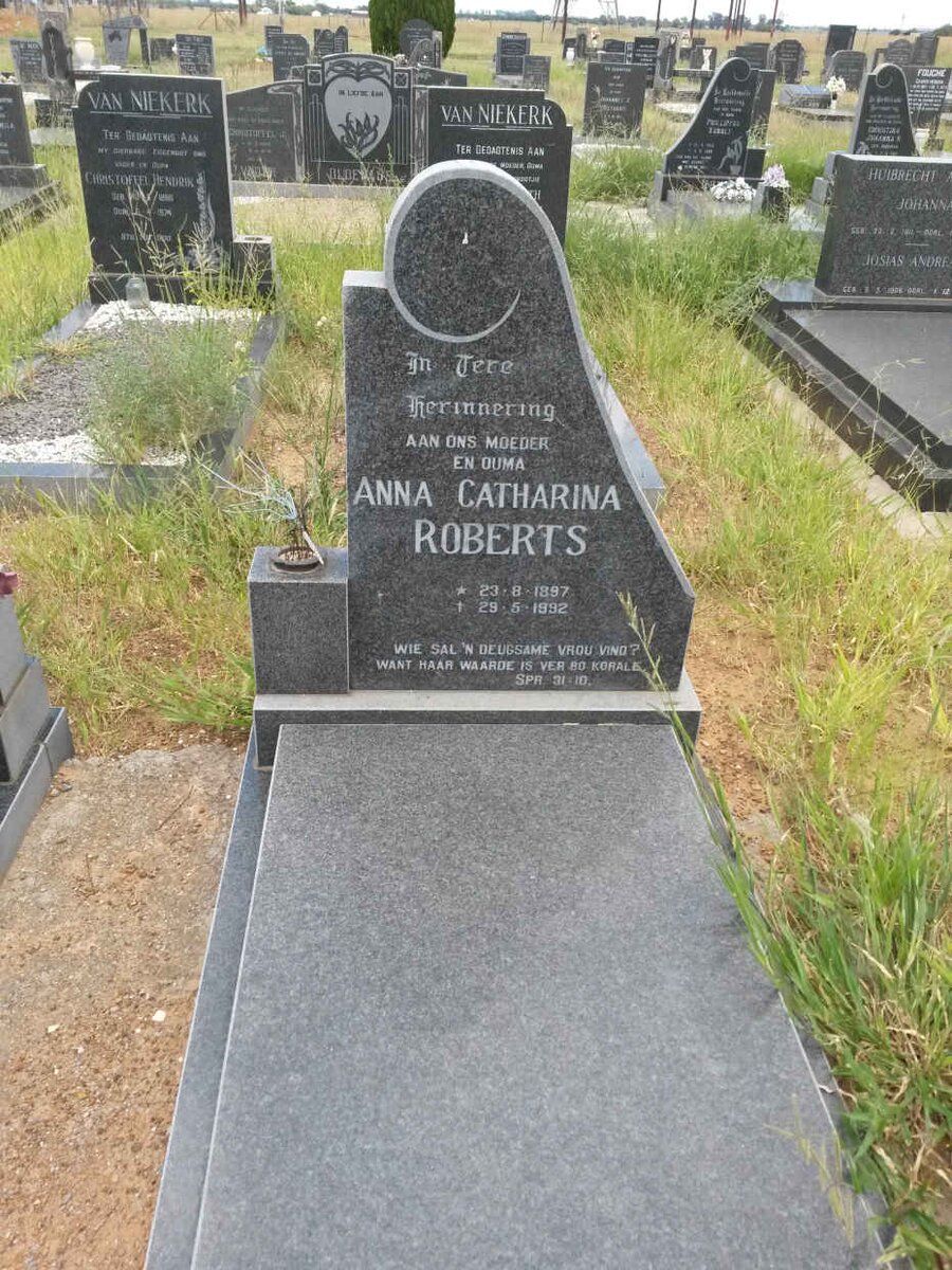 ROBERTS Anna Catharina 1897-1992