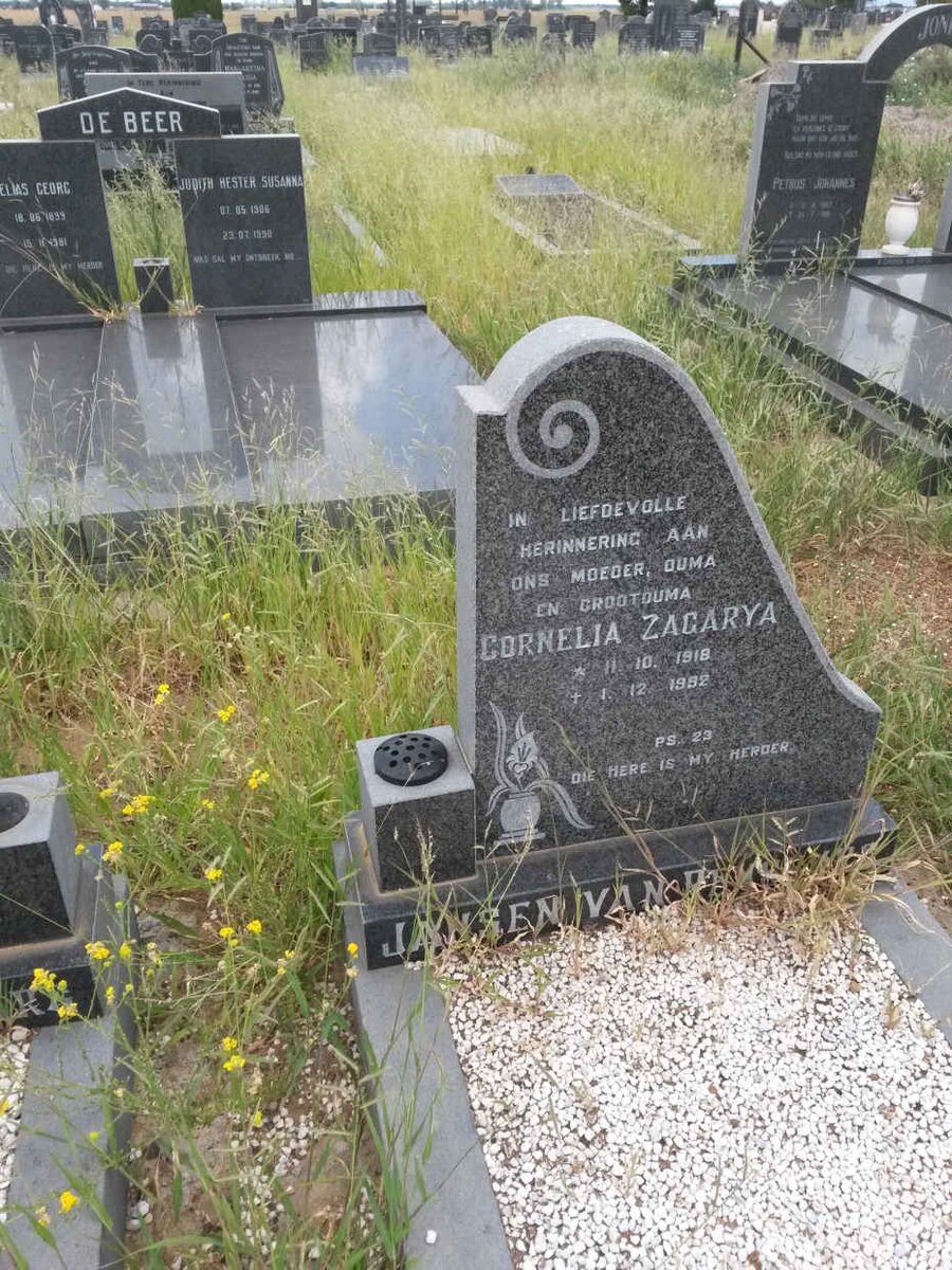 RENSBURG Cornelia Zagarya, Jansen van 1918-1992