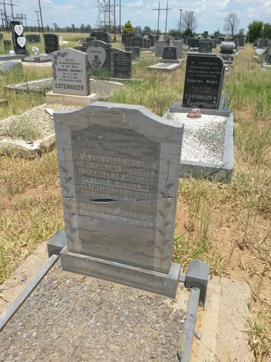 RENSBURG Petrolin Berelin Maranthia, van nee BIERMAN 1920-1956