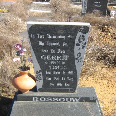 ROSSOUW Gerrit 1959-2005
