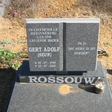 ROSSOUW Gert Adolf 1959-2001