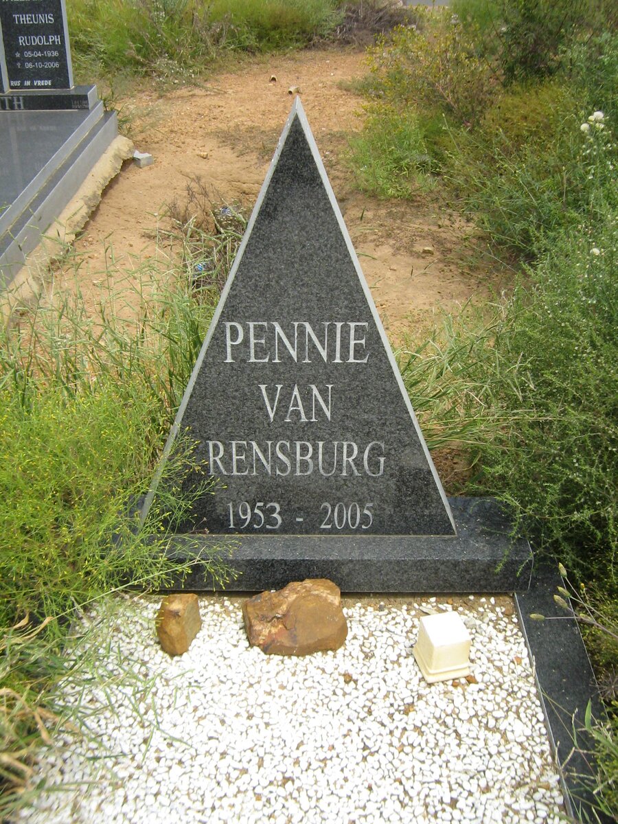 RENSBURG Pennie, van 1953-2005