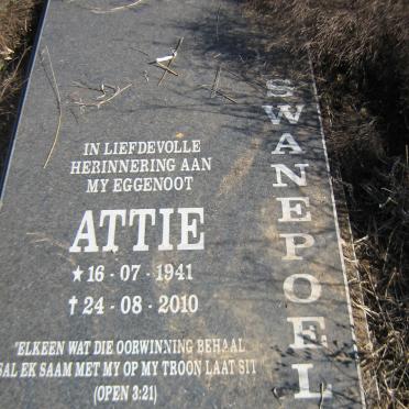 SWANEPOEL Attie 1941-2010