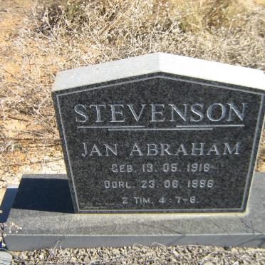 STEVENSON Jan Abraham 1916-1996