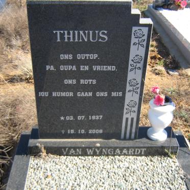 WYNGAARDT Thinus, van 1937-2008