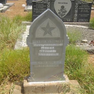 WESSELS Phillipus Johannes 1916-1953