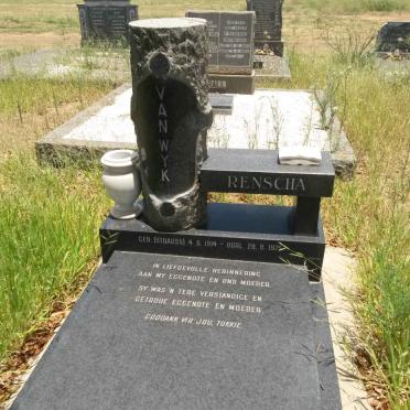 WYK Renscha, van nee STRAUSS 1914-1975