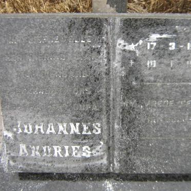 ? Johannes Andries 1926-1982
