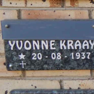 KRAAY Yvonne 1937-