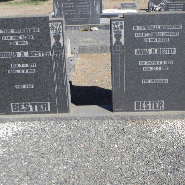 BESTER Jacobus A. 1877-1961 &amp; Anna M. DREYER 1885-1956