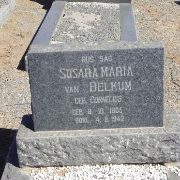 BELKUM Susara Maria, van nee CORNELIUS 1905-1942