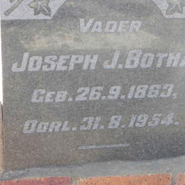 BOTHA Joseph J. 1863-1954