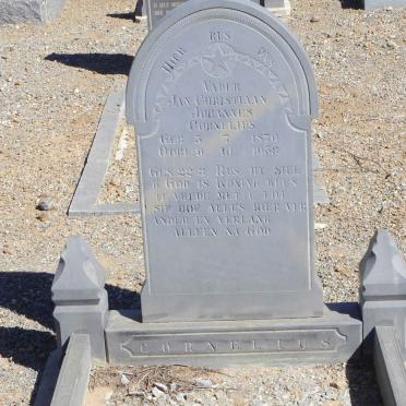 CORNELIUS Jan Christiaan Johannes 1870-1963