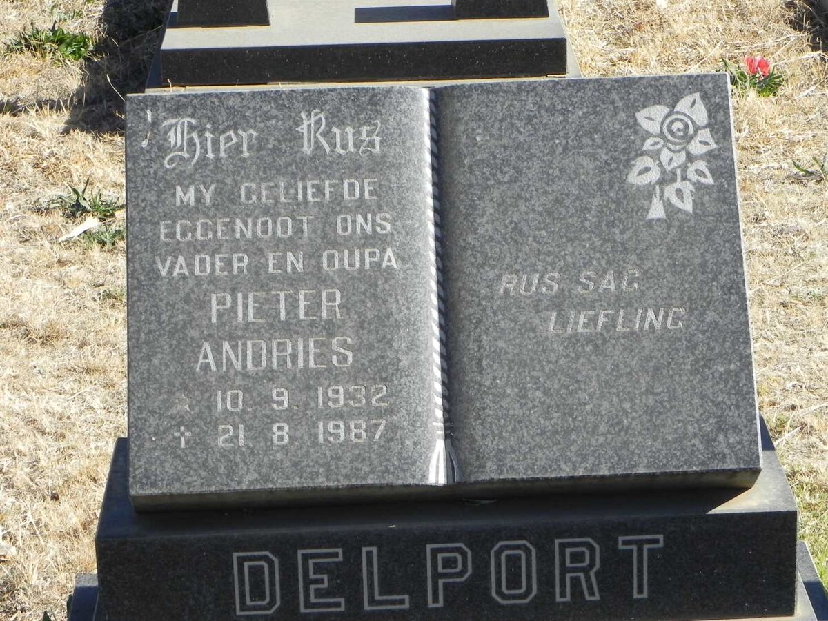 DELPORT Pieter Andries 1932-1987