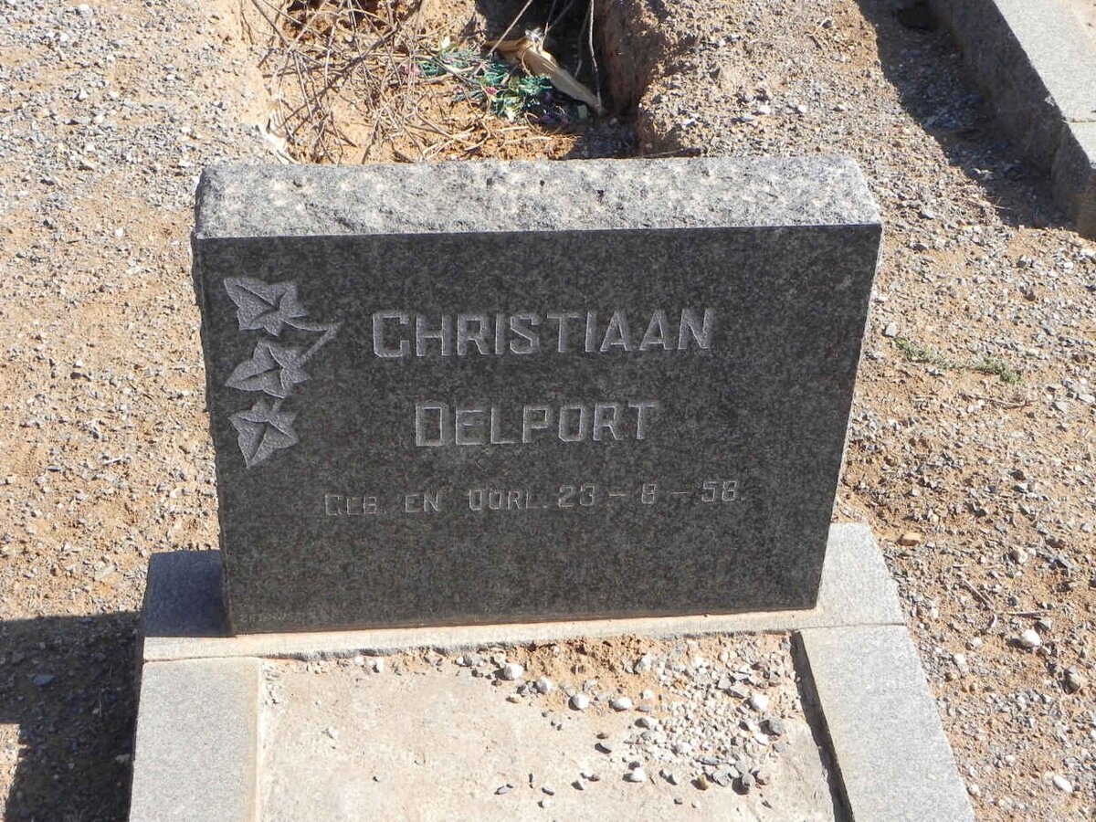 DELPORT Christiaan 1958-1958