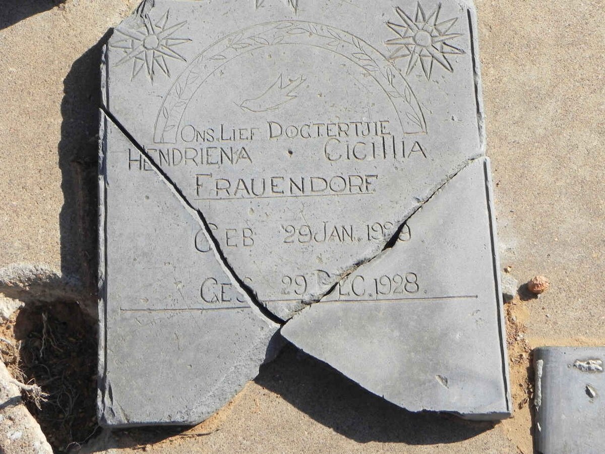 FRAUENDORF Hendriena Cicillia 19?9-1928